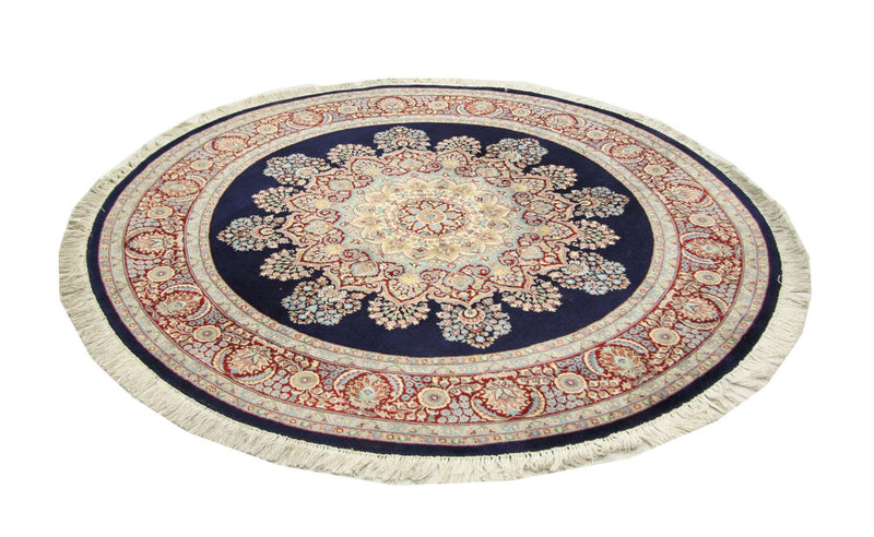 Tappeto cinese rotondo  - 184 x 184 cm - blu