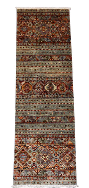 Tappeto corsia Tappeto Ziegler - 256 x 85 cm - verde oliva