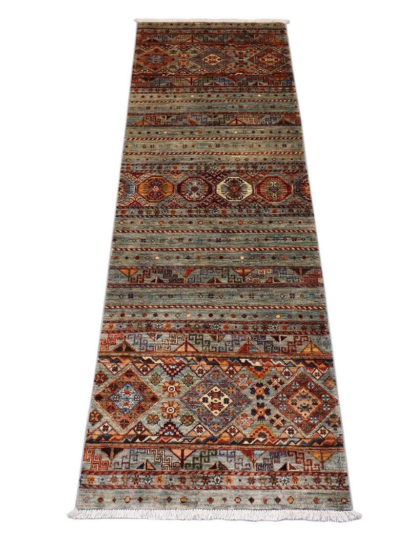 Tappeto corsia Tappeto Ziegler - 256 x 85 cm - verde oliva