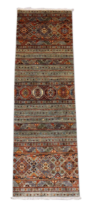 Tappeto corsia Tappeto Ziegler - 258 x 85 cm - verde oliva