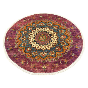 Tappeto Ziegler rotondo  - 171 x 169 cm - multicolore