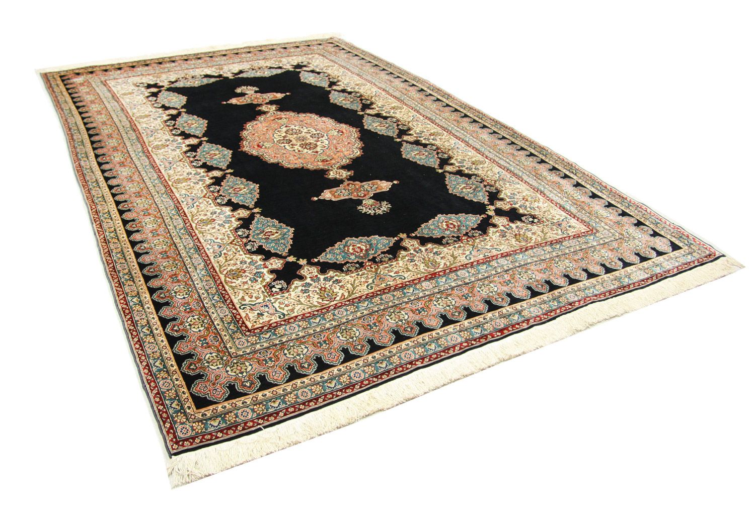 Tappeto di seta - Seta Hereke - Premio - 270 x 180 cm - blu