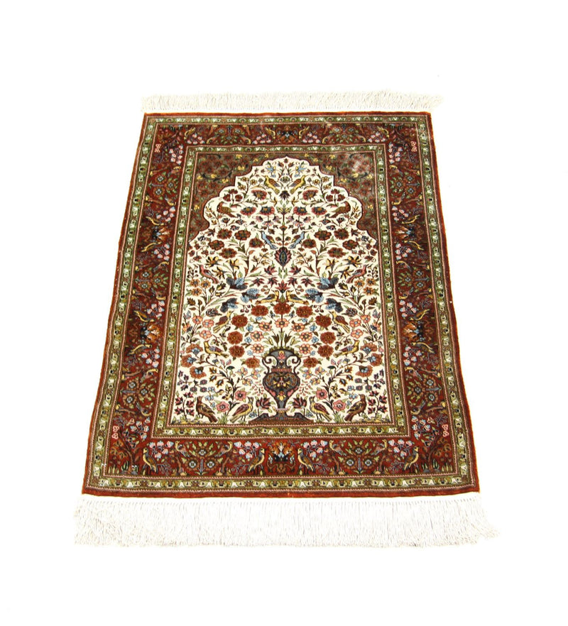 Tappeto di seta - Seta Hereke - Premio - 128 x 80 cm - beige