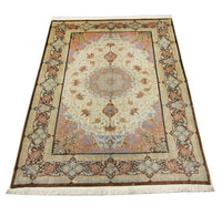 Tappeto di seta - Ghom seta - Premio - 240 x 155 cm - beige