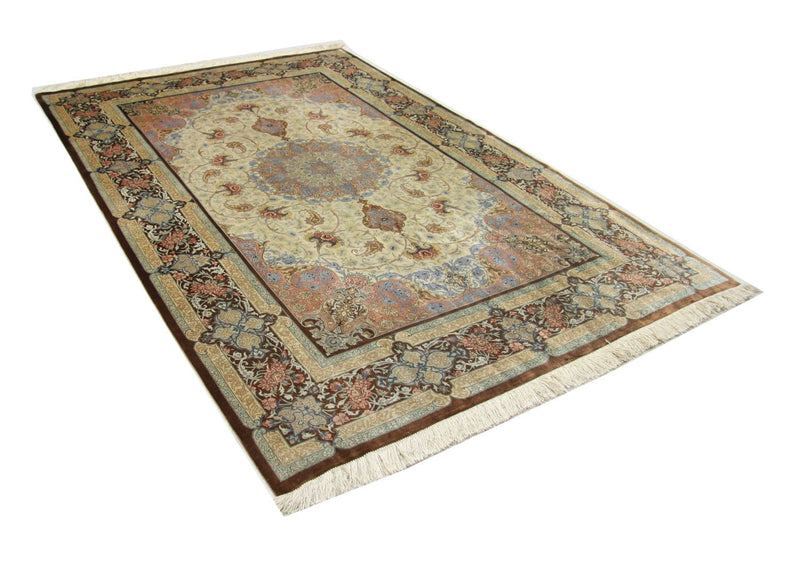 Tappeto di seta - Ghom seta - Premio - 240 x 155 cm - beige