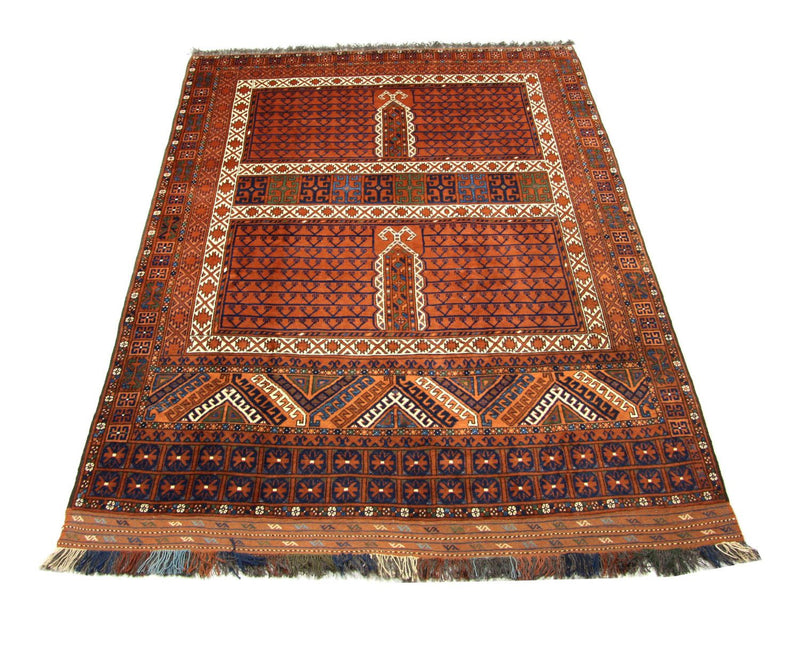 Tappeto afgano - 252 x 198 cm - marrone