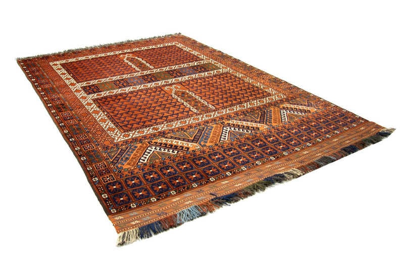 Tappeto afgano - 252 x 198 cm - marrone