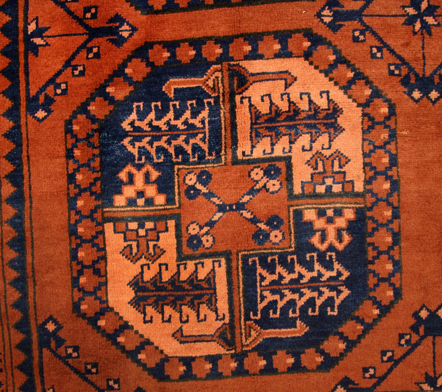 Tappeto afgano - 290 x 208 cm - arancione