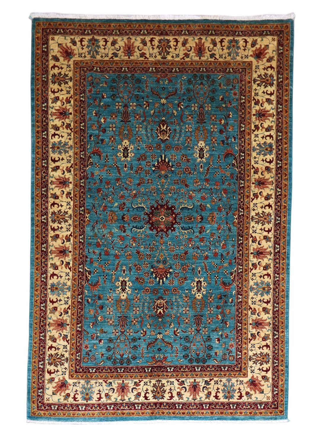 Tappeto Ziegler - 299 x 206 cm - blu mare