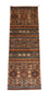 Tappeto corsia Tappeto Ziegler - 258 x 88 cm - marrone chiaro