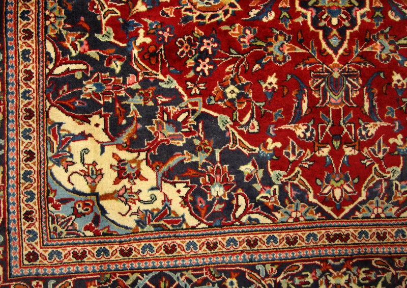 Tappeto Persero - Keshan - 313 x 198 cm - rosso