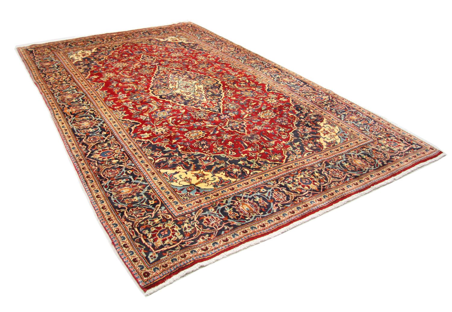 Tappeto Persero - Keshan - 313 x 198 cm - rosso