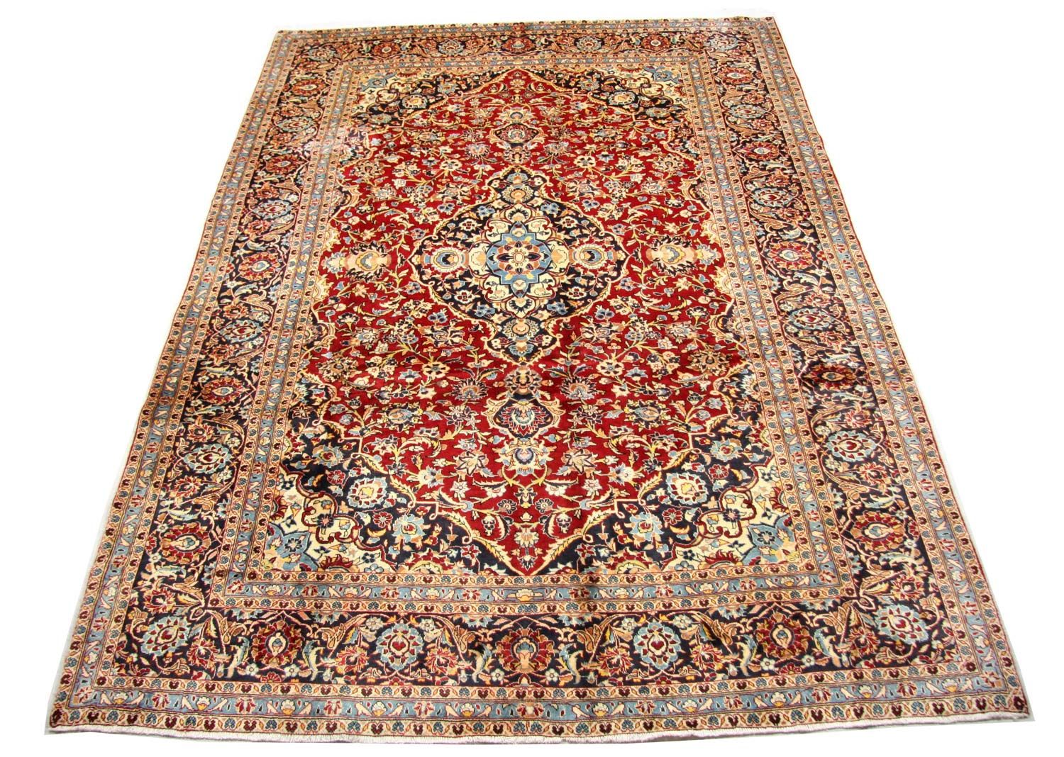 Tappeto Persero - Keshan - 354 x 258 cm - rosso