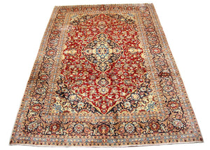 Tappeto Persero - Keshan - 354 x 258 cm - rosso