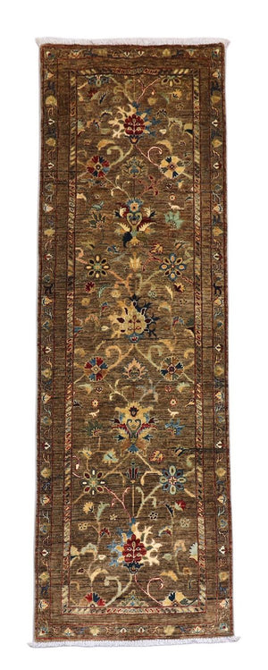 Tappeto corsia Tappeto Ziegler - 242 x 79 cm - verde oliva