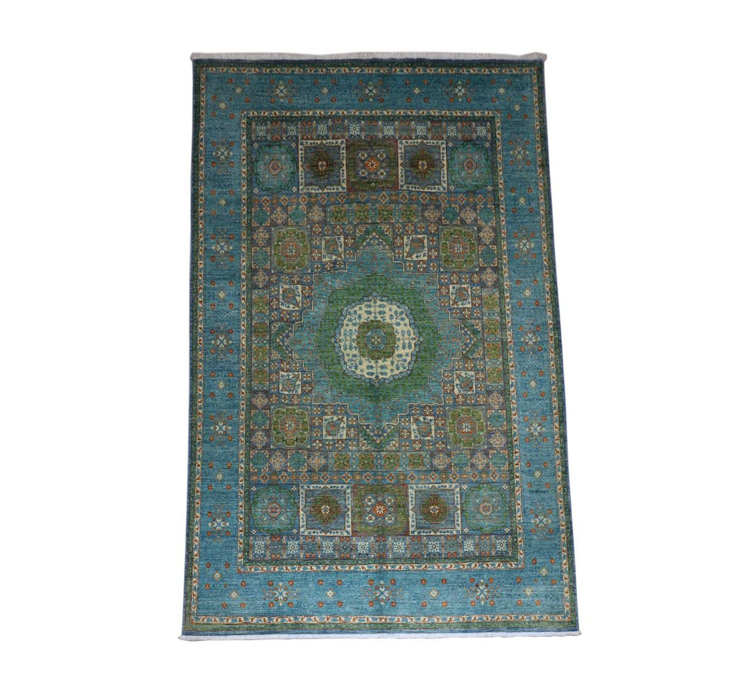 Tappeto Ziegler - 306 x 202 cm - blu mare