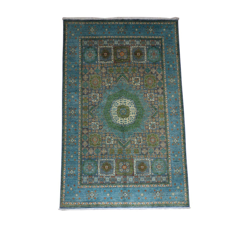Tappeto Ziegler - 306 x 202 cm - blu mare