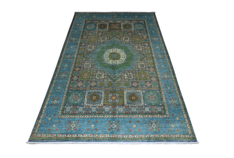 Tappeto Ziegler - 306 x 202 cm - blu mare