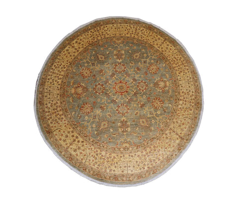 Tappeto Ziegler rotondo  - 307 x 305 cm - marrone