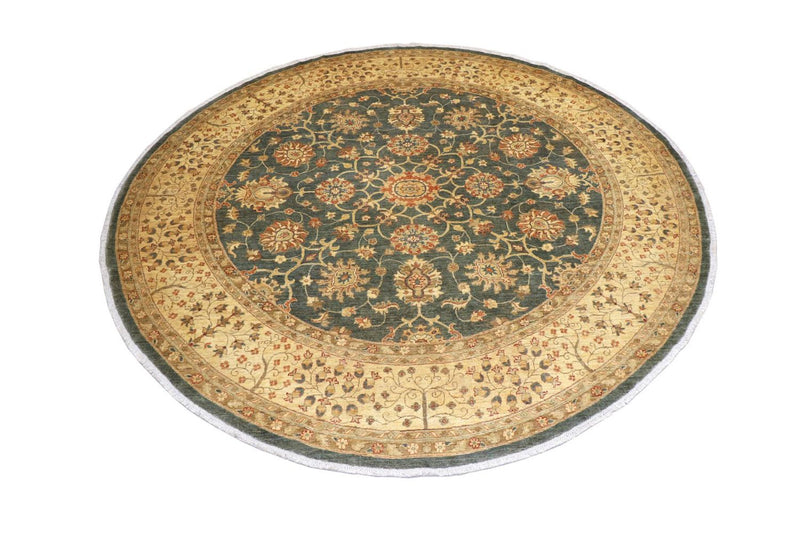 Tappeto Ziegler rotondo  - 310 x 299 cm - verde