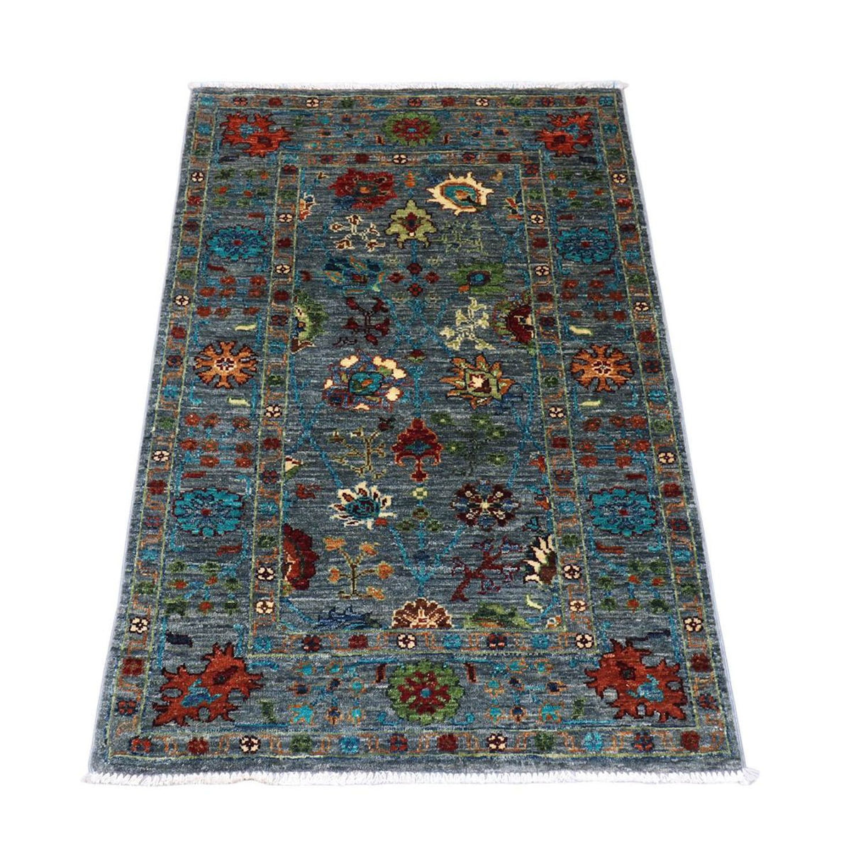 Tappeto Ziegler - 122 x 83 cm - blu mare