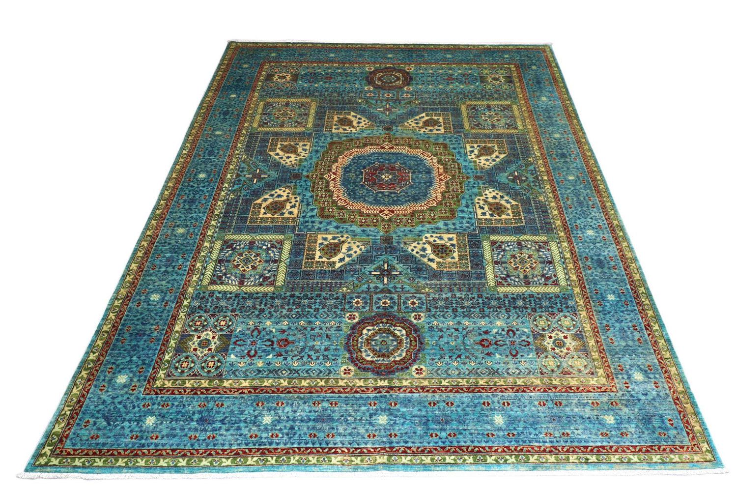 Tappeto Ziegler - 368 x 271 cm - turchese