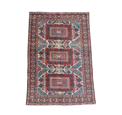 Tappeto afgano - Bukhara - 206 x 136 cm - beige