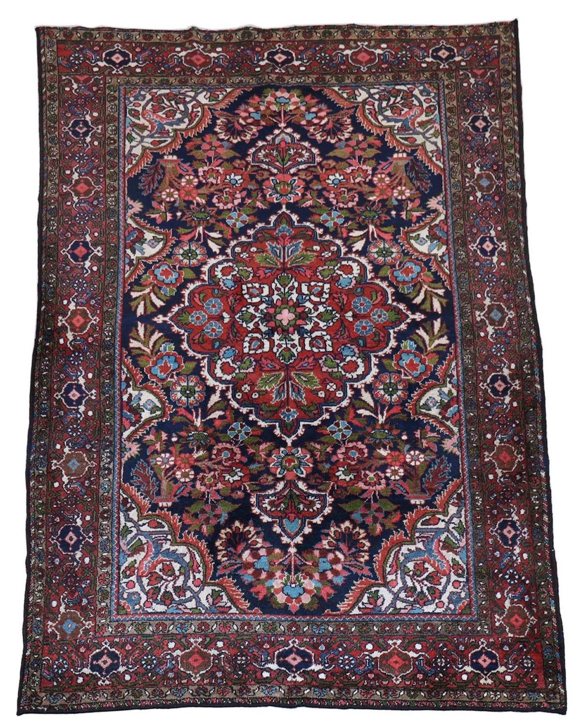 Tappeto Persero - Nomade - 205 x 142 cm - blu scuro
