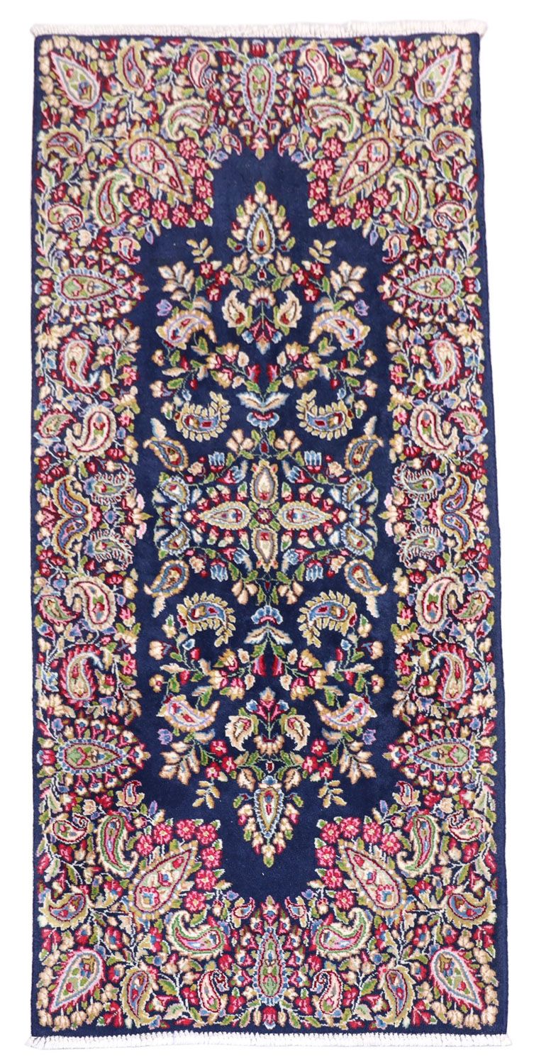 Tappeto corsia Tappeto Persero - Classico - 186 x 89 cm - blu scuro