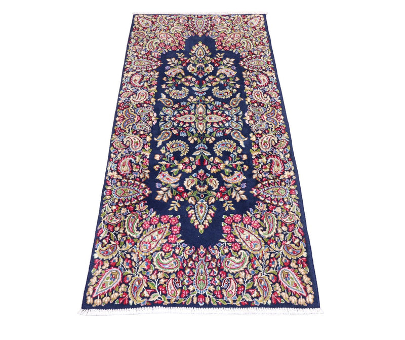 Tappeto corsia Tappeto Persero - Classico - 186 x 89 cm - blu scuro