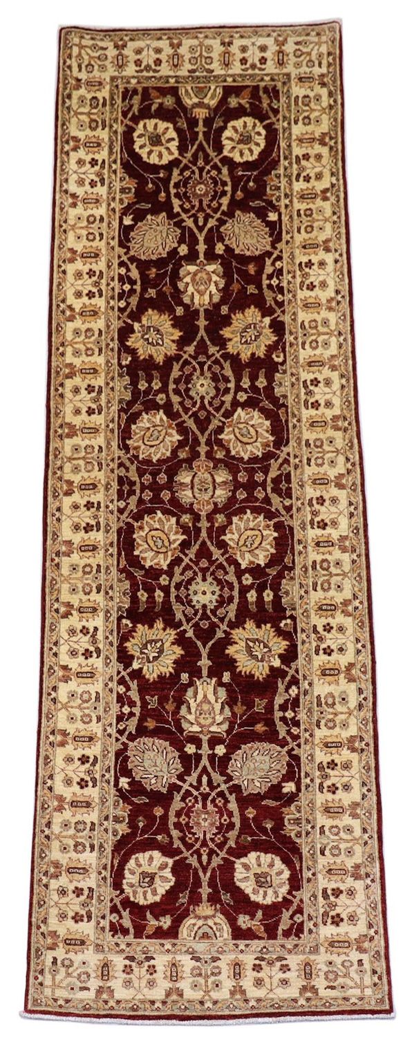 Tappeto corsia Tappeto Ziegler - 280 x 91 cm - rosso scuro