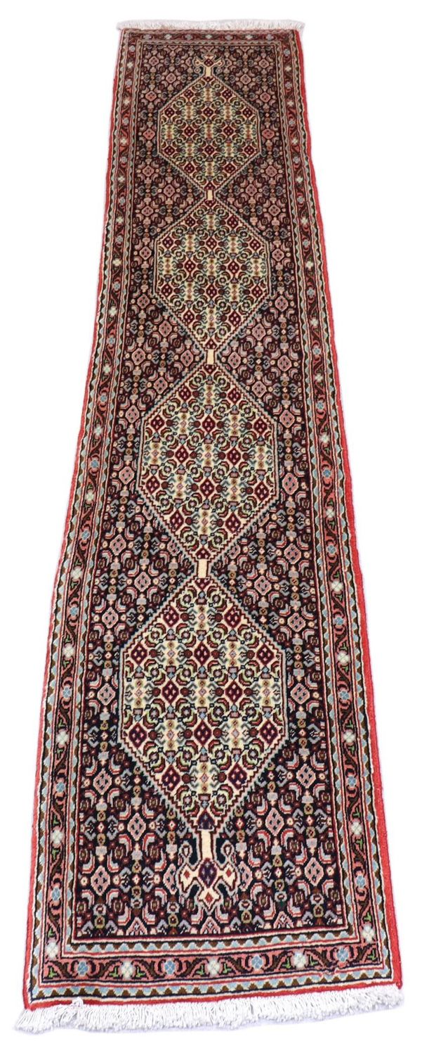 Tappeto corsia Tappeto Persero - Bidjar - 238 x 50 cm - blu scuro