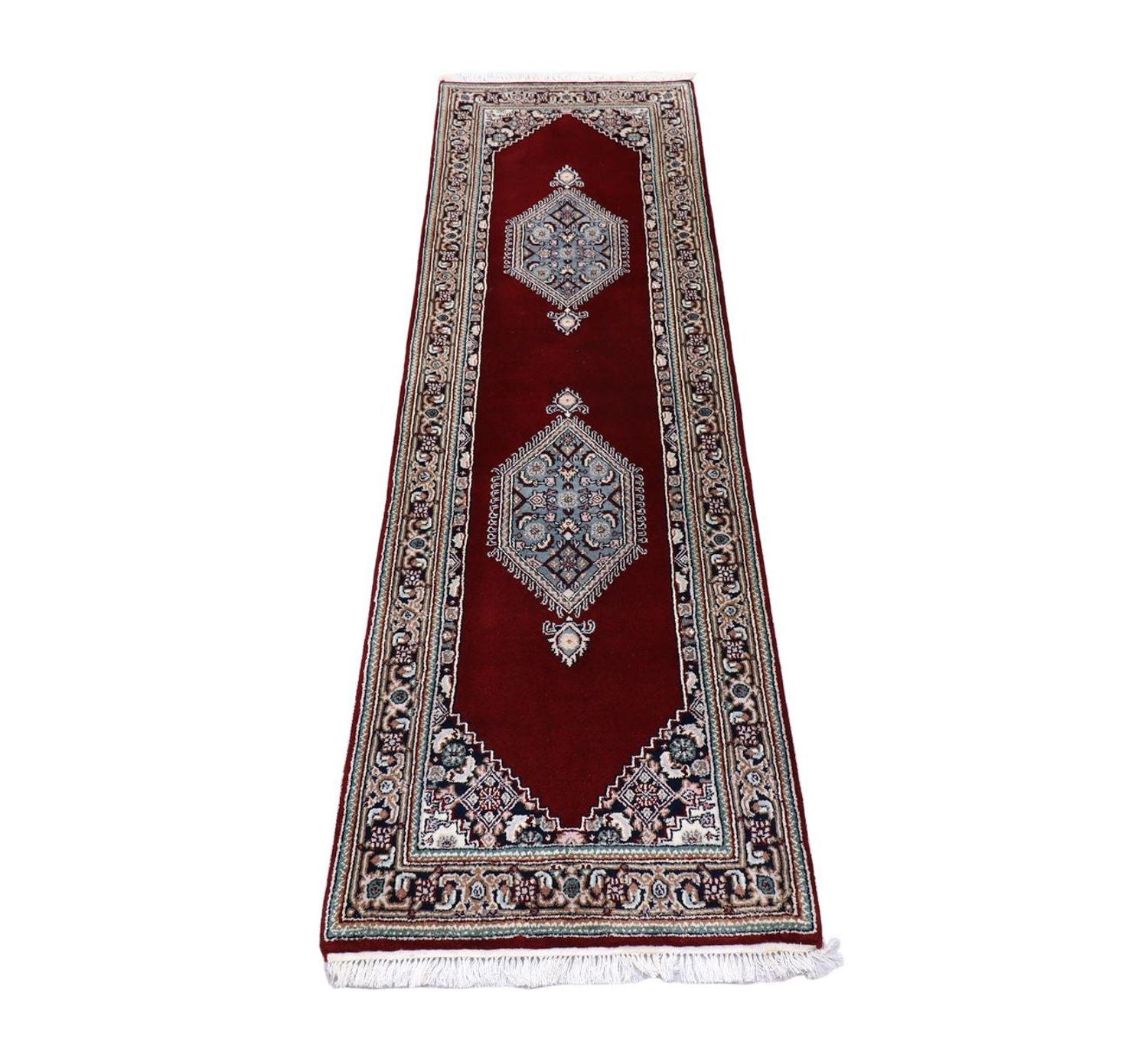 Tappeto corsia Tappeto Persero - Bidjar - 247 x 72 cm - rosso scuro