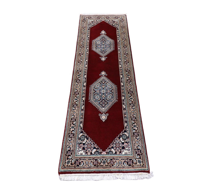 Tappeto corsia Tappeto Persero - Bidjar - 247 x 72 cm - rosso scuro