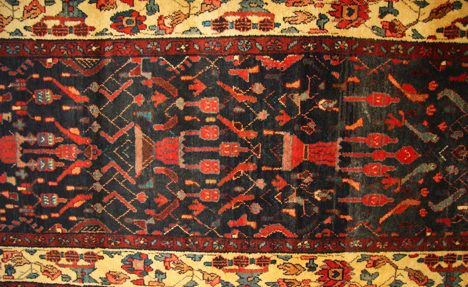 Tappeto corsia Tappeto Persero - Nomade - 410 x 104 cm - blu