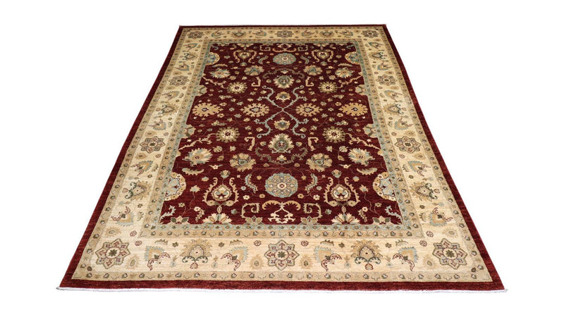 Tappeto Ziegler - 357 x 276 cm - rosso scuro