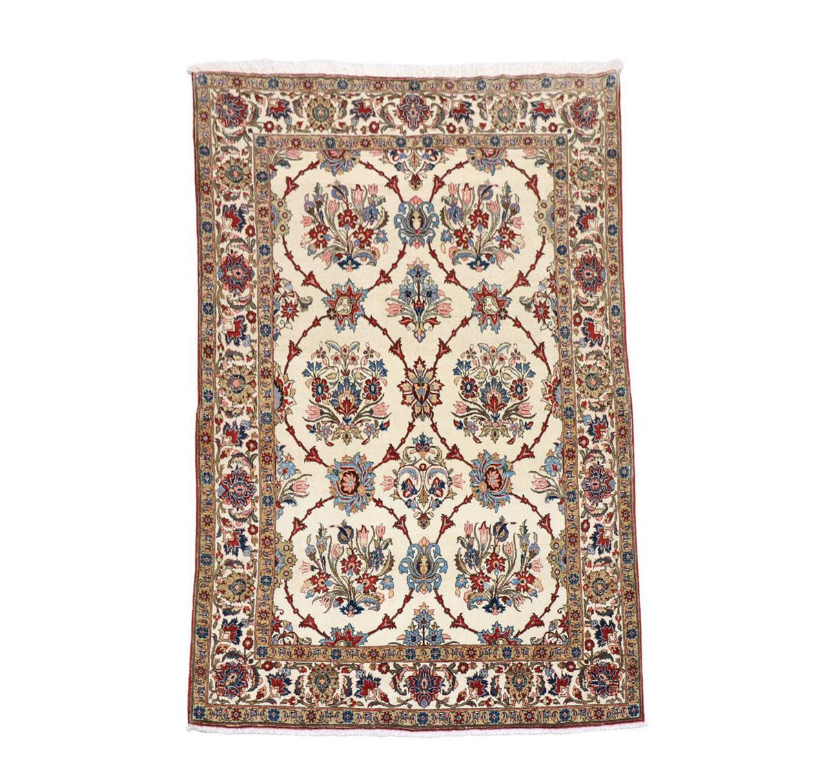 Tappeto Persero - Ghom - 204 x 135 cm - beige