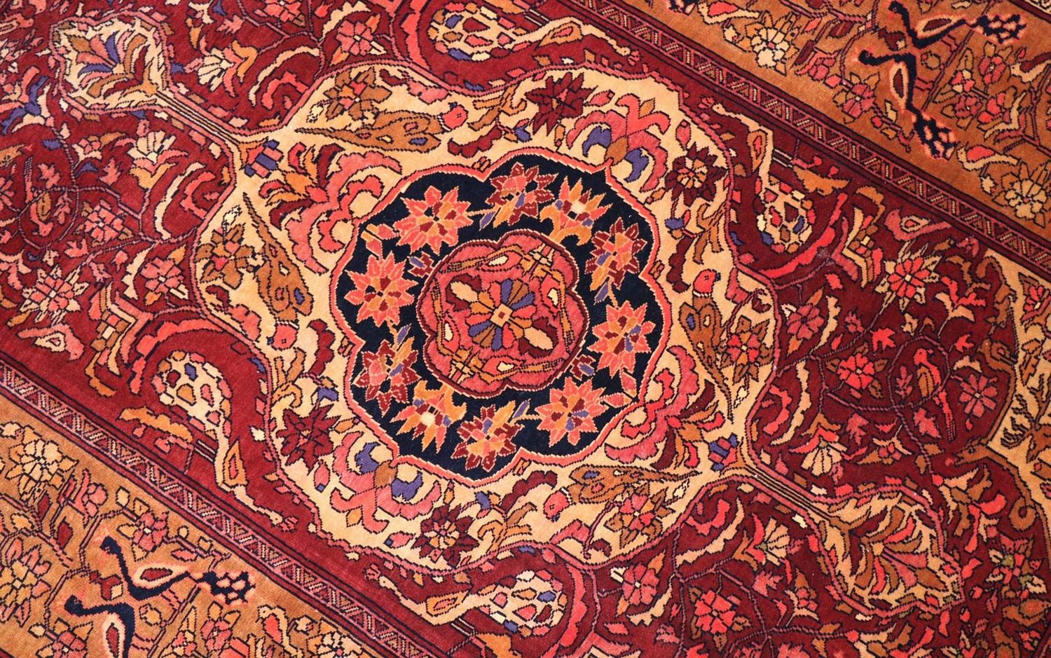 Tappeto di seta - seta afgana - 154 x 115 cm - rosso