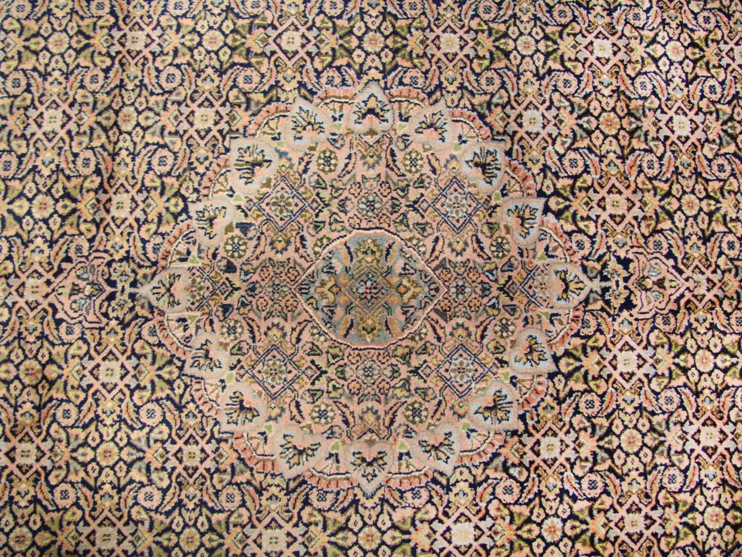 Tappeto Persero - Bidjar - 290 x 248 cm - blu