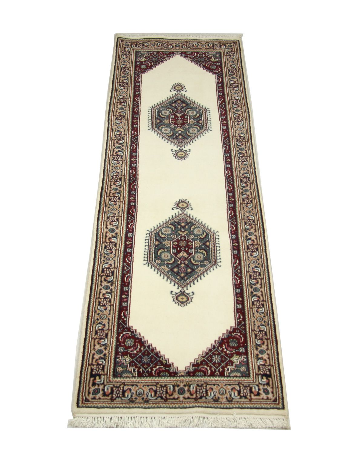 Tappeto corsia Tappeto Persero - Bidjar - 263 x 77 cm - beige