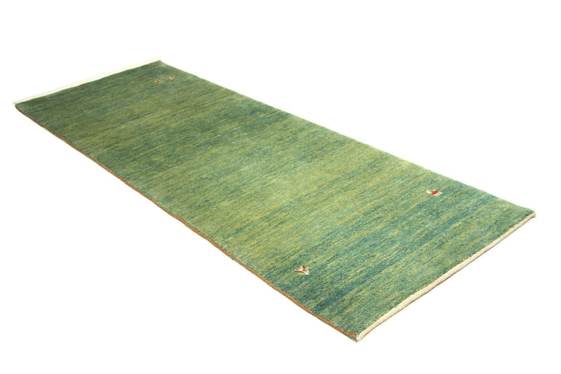 Tappeto corsia Tappeto Gabbeh - Persero - 247 x 90 cm - verde