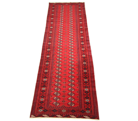 Tappeto corsia Tappeto afgano - Bukhara - 352 x 96 cm - rosso