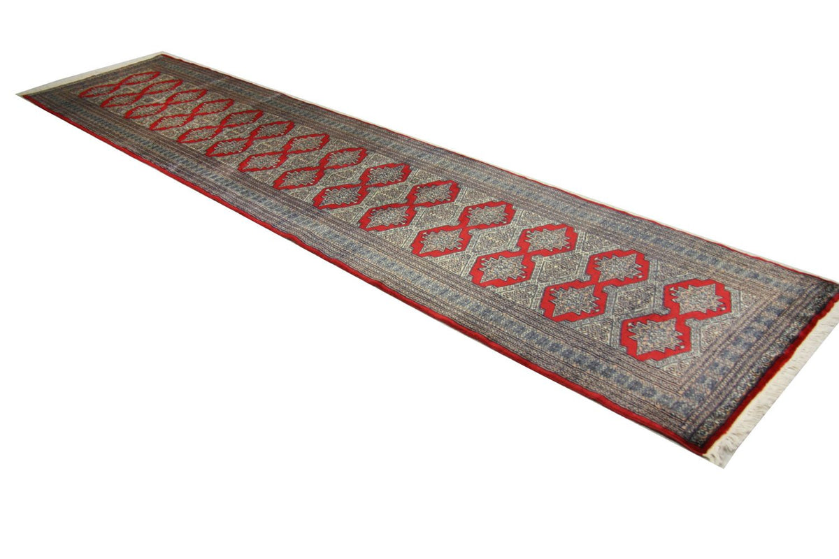 Tappeto corsia Tappeto Pakistani - 343 x 76 cm - rosso