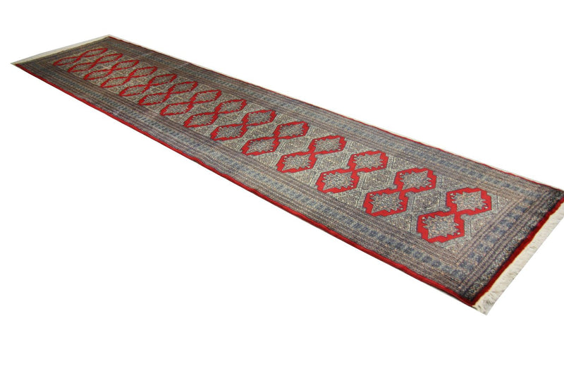 Tappeto corsia Tappeto Pakistani - 343 x 76 cm - rosso