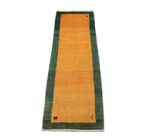 Tappeto corsia Tappeto Gabbeh - Persero - 285 x 86 cm - arancione