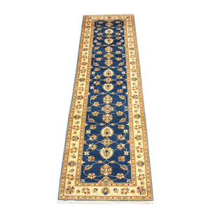 Tappeto corsia Tappeto Ziegler - 315 x 78 cm - blu
