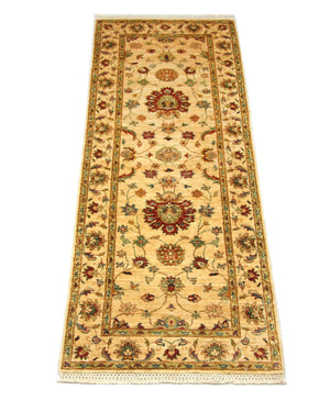 Tappeto corsia Tappeto Ziegler - 220 x 76 cm - giallo