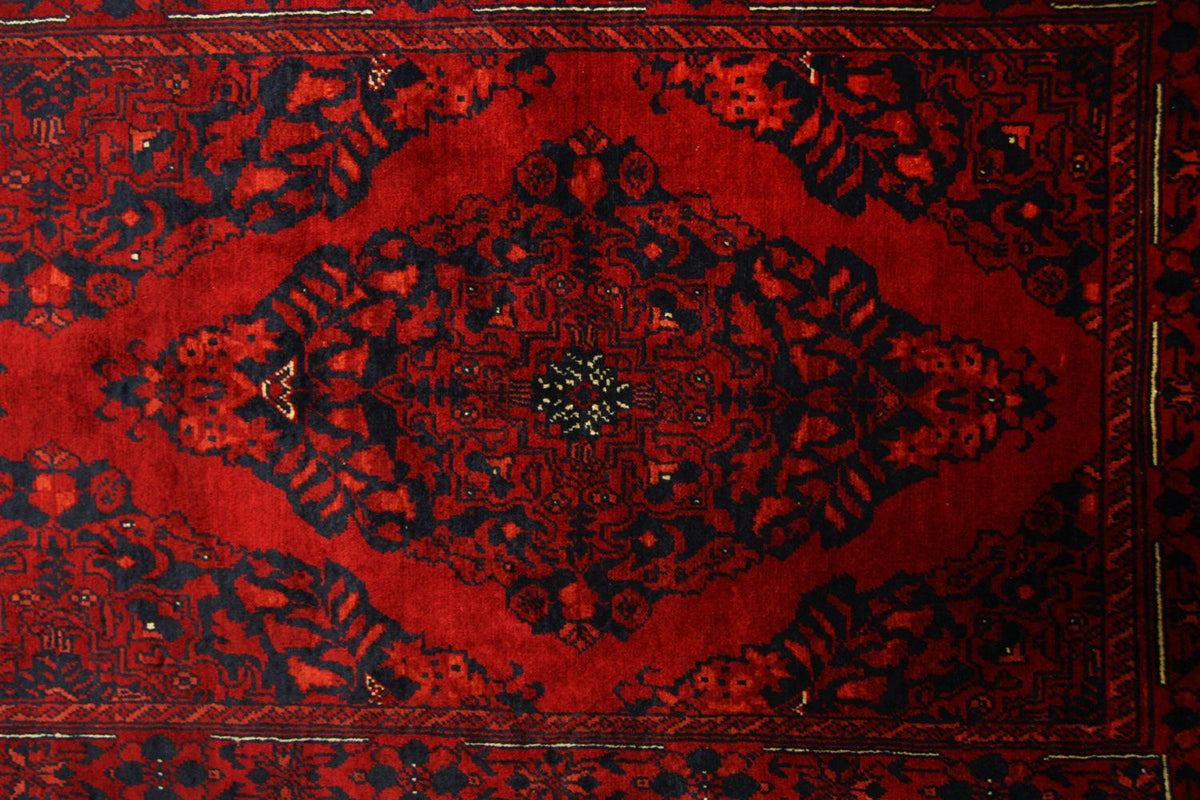 Tappeto corsia Tappeto afgano - 287 x 77 cm - rosso