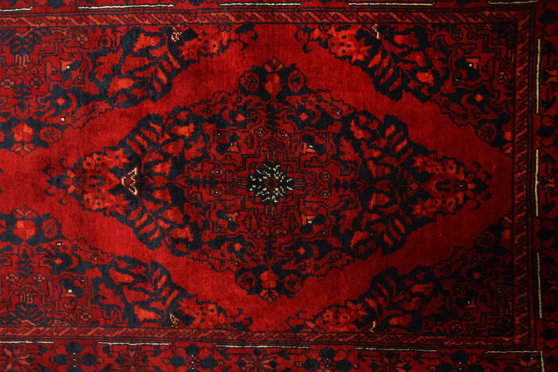 Tappeto corsia Tappeto afgano - 287 x 77 cm - rosso