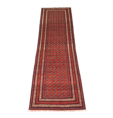 Tappeto corsia Tappeto afgano - Bukhara - 339 x 84 cm - rosso